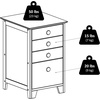 image:imageWinsome Studio File Cabinet Honey