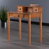 image:imageWinsome Studio Writing Desk with 3 Drawers in Honey Classic Small Home Office Computer Table Sturdy Furniture for Bedroom Living Room Compact amp Convenient for Small SpacesDesk