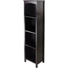 image:imageWinsome Terrace Beech Wood 5Tier Shelf Espresso92516no basket