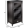 image:imageWinsome Wood 25Bottle Slot Modular Bordeaux Wine Cabinet