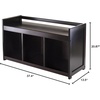 image:imageWinsome Wood Addison 2Pc Storage Bench amp Seat Cushion EspressoEspresso  Black