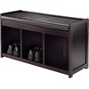 image:imageWinsome Wood Addison 2Pc Storage Bench amp Seat Cushion EspressoEspresso