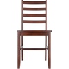 image:imageWinsome Wood Alamo 5Pc Round Drop Leaf Table with 4 Hamilton Ladder Back2 Chairs