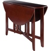 image:imageWinsome Wood Alamo 5Pc Round Drop Leaf Table with 4 Hamilton Ladder Back2 Chairs