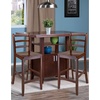 image:imageWinsome Wood Albany 3Pc Set High Table wLadder Back Counter Stools