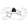 image:imageWinsome Wood Ambra Bed Tray Black