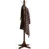 image:imageWinsome Wood Jera Coat Tree Cappuccino  Convenient Organizer with Hanging Hooks for Entryway Bedroom Efficient Hall Tree Storage for Coats Hats Scarves Purses