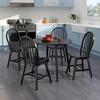 image:imageWinsome Wood Moreno 5Pc Drop Leaf Dining Table with Windsor Chairs  Black