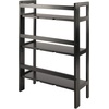 image:imageWinsome Wood Terry Shelving Walnut 3Black