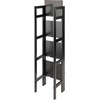 image:imageWinsome Wood Terry Shelving Walnut 3Black