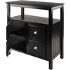 image:imageWinsome Wood Timber Buffet Black