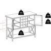 image:imageWinsome Xola Buffet Cabinet Cappuccino