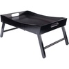 image:imageWinsome Benito 2441Inch Folding Bed Tray with Curved Top Walnut 92022