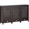 image:imageWinsome Bordeaux Wine Storage 6792 W x 1575 D x 40 H Espresso