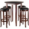 image:imageWinsome Fiona Round 3Pc HighPub Table Set4 stools