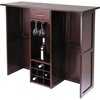 image:imageWinsome Newport 4016 x 50 x 1787Inch Wood Expandable Counter Wine Bar Antique Walnut 94350