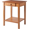 image:imageWinsome Studio End Table  Printer Stand with Drawer for Home Office 29 Honey