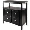image:imageWinsome Wood Timber Buffet Black
