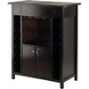image:imageWinsome Yukon Wine Storage Espresso