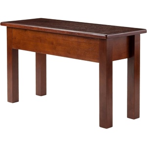 image:imageWinsome Emmett Bench with Seat Storage Brown Walnut  Functional amp Stylish Entry Bench MultiPurpose Home Organization Entryway Decor amp Furniture for Apartments amp Small Spaces