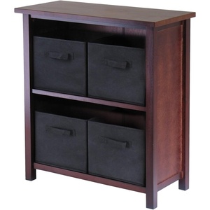 image:imageWinsome Milan Shelf medium WalnutWalnut  Black