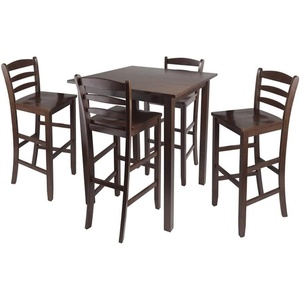 image:imageWinsome Parkland 5Pc High Table with 29 Ladder Back Stools