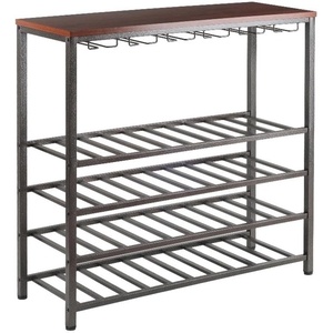 image:imageWinsome Wood Michelle Wine Storage Antique Bronze
