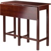 image:image3Pc Lynnwood Drop Leaf Kitchen Table with 2 Cushion Saddle Seat Stools