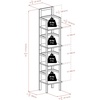 image:imageAiden Narrow Bakers Rack  Coffee