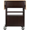 image:imageBellini Drop Leaf Kitchen Cart TwoTone