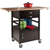 image:imageBellini Drop Leaf Kitchen Cart TwoTone