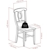 image:imageClayton 3Pc Set Drop Leaf Table amp 2 Chairs Walnut