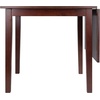 image:imagePerrone 3Pc Dining Set Drop Leaf Table amp 2 Ladderback Chairs