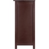 image:imageVerona 2Section M Storage Shelf with 4 Foldable Black Fabric BasketsNo Baskets