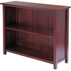 image:imageVerona 2Section W Storage Shelf with 6 Foldable Black Fabric BasketsBlack Baskets