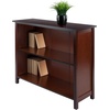 image:imageVerona 2Section W Storage Shelf with 6 Foldable Black Fabric BasketsNo Baskets