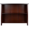 image:imageVerona 2Section W Storage Shelf with 6 Foldable Black Fabric BasketsNo Baskets
