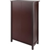 image:imageVerona 3 Section M Storage Shelf with 6 Foldable Beige Color Fabric BasketsNo Baskets