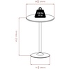 image:imageWinsome 93628 Spectrum Dining Black28 in