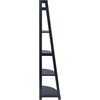 image:imageWinsome Adam Shelving Black  Tiered Shelving Unit for Books amp Display Convenient SpaceSaving Angled Bookshelf for Bedroom Living Room Office