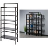 image:imageWinsome Aiden 4Tier Wide Bakers Rack 71 High 30 Wide Coffee