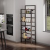image:imageWinsome Aiden 4Tier Wide Bakers Rack 71 High 30 Wide Coffee