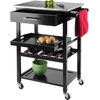 image:imageWinsome Anthony Kitchen Black 252W x 3378H x 1638D