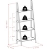 image:imageWinsome Beech Wood 4Tier AFrame Shelf Dark Espresso 92428