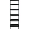 image:imageWinsome Bellamy 5Shelf 69 H Leaning Bookcase Black 29553Leaning TV Stand