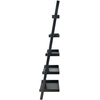 image:imageWinsome Bellamy 5Shelf 69 H Leaning Bookcase Black 29553Leaning TV Stand