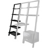 image:imageWinsome Bellamy 5Shelf 69 H Leaning Bookcase Black 29553Leaning TV Stand