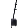 image:imageWinsome Bellamy Leaning Shelf with Storage Black