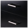 image:imageWinsome Bellamy Leaning Shelf with Storage Black