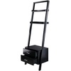 image:imageWinsome Bellamy Leaning Shelf with Storage Black